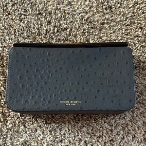 Henri Bendel Grey Ostrich Handbag / chain not included with listing